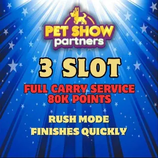 3 Slot Pet Show Partners Event Monopoly Go