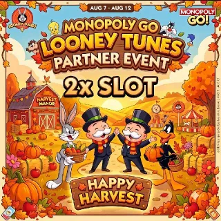 2 Slot Looney Tunes Partners Event Monopoly Go!