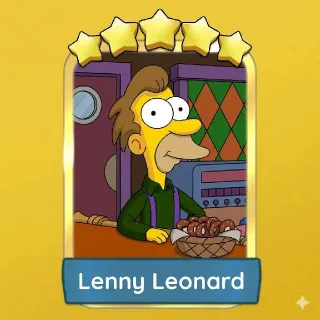 Lenny Leonard 5⭐ Gold Sticker Monopoly Go Golden Blitz