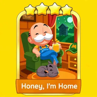 Honey,Im Home 4⭐ Gold Sticker Monopoly Go Golden Blitz