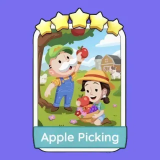 Apple Picking Monopoly Go! Sticker