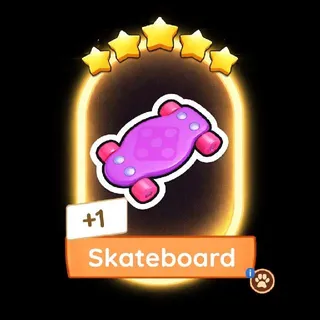 Skateboard 5 ⭐ Gold Sticker Monopoly Go Golden Blitz