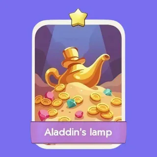 Aladdin's lamp Monopoly Go