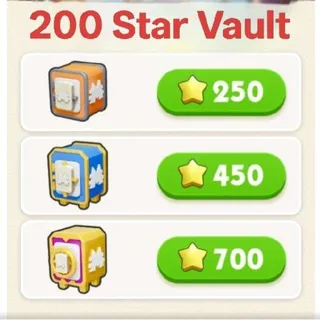 200 Star Vault Monopoly Go