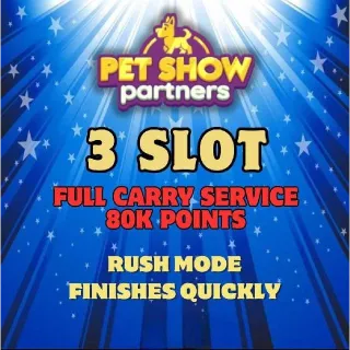 3 Slot Pet Show Partners Event Monopoly Go