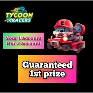 MONOPOLY GO GUARENTEED WIN TYCOON RACERS-(3 ROUNDS FULL REWARD) READ DESCRIPTION
