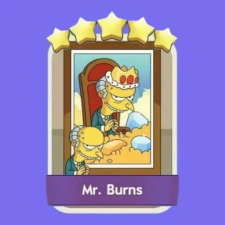 Mr.Burns 5 ✨ Monopoly Go