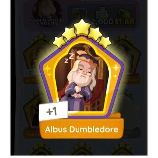 Albus Dumbledore 5⭐ Gold Sticker Monopoly Go Golden Blitz