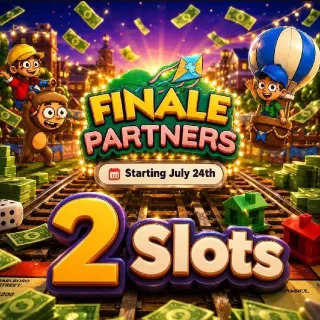 2 Slot Finale Partners Event Monopoly Go!