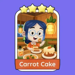 Carrot Cake Monopoly Go! Sticker
