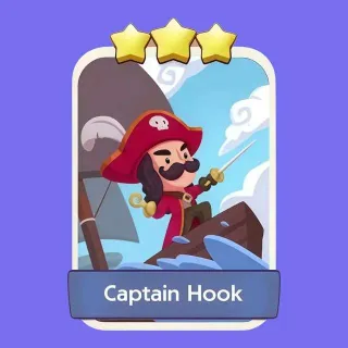 3 ✨ Captain Hook Monopoly Go Sticker