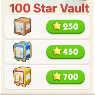 100 Star Vault Monopoly Go