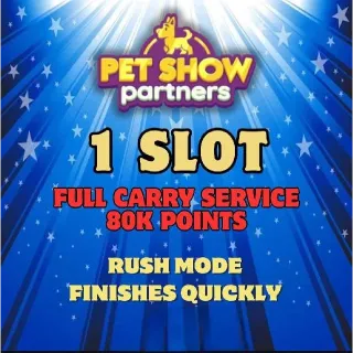 1 Slot Pet Show Partners Event Monopoly Go