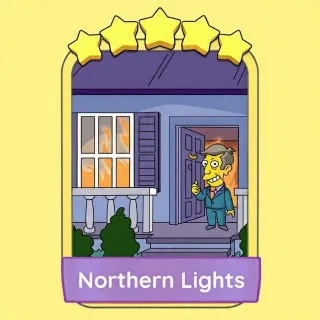 Northern Lights 5 ⭐ Gold Sticker Monopoly Go Golden Blitz
