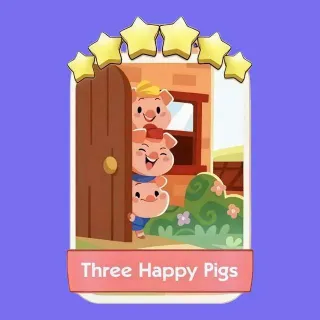 Three Happy Pigs 6 ✨ Monopoly Go