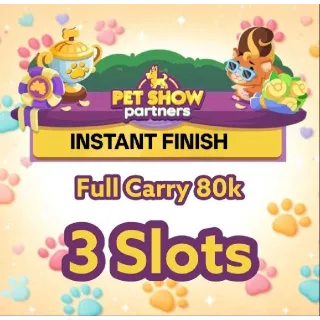 Pet Show Partners Monopoly Go