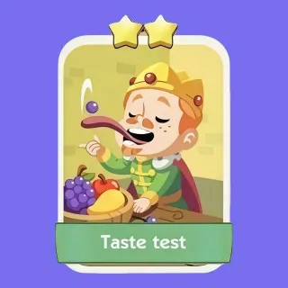 2 ⭐ Taste test Monopoly Go Sticker