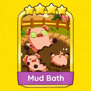 Mud Bath 4 ⭐ Gold Sticker Monopoly Go Golden Blitz