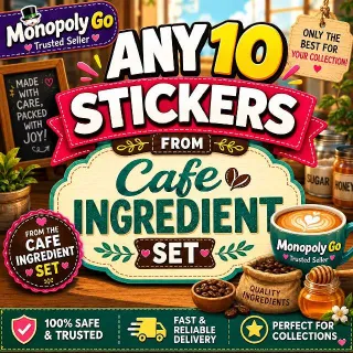 Cafe Ingredient Set 11 Any 10 Sticker
