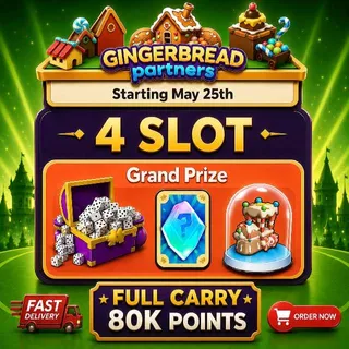 GINGERBREAD PARTNERS MONOPOLY GO 4 SLOT