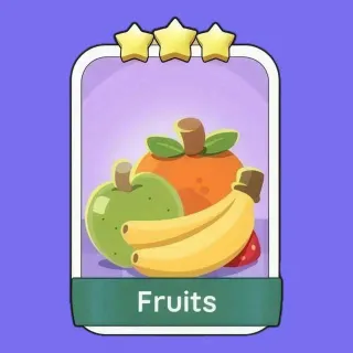 Fruits 3⭐ Monopoly Go! Sticker
