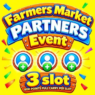 3 Slot Farmers Market Partners Monopoly Go!