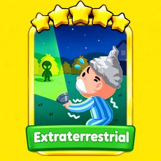 Extraterrestrial 5 ⭐ Gold Sticker Monopoly Go! Golden Blitz
