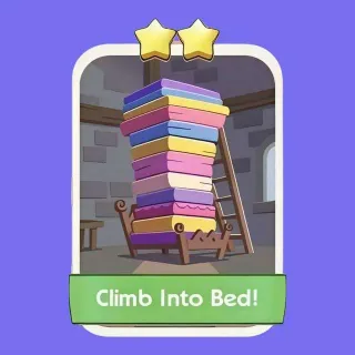 2 ⭐ Climb Into Bed! Monopoly Go Sticker
