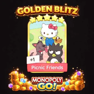 Picnic  Friends 5 ⭐ Monopoly Go