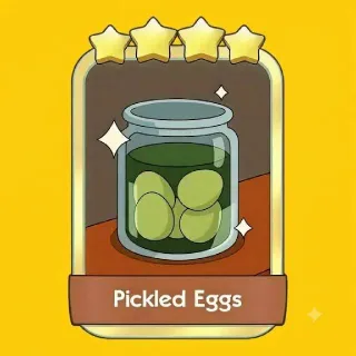 Pickled Eggs 4⭐ Gold Sticker Monopoly Go Golden Blitz