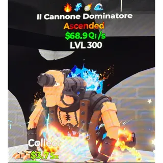 Il Cannone Dominatore - 68.9 Qi/s - Lvl 300 ASCENDED - 4 Traits