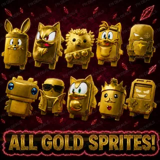 ALL GOLD SPRITES BUNDLE (GOLD KLOMBO INCLUDED)