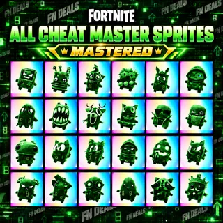 ALL CHEATMASTER SPRITES MASTERED BUNDLE