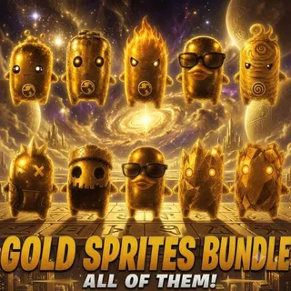 ALL NEW GOLD SPRITES BUNDLE (EXEPT GOLD GRIM)