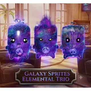 Galaxy Sprites Elemental Trio