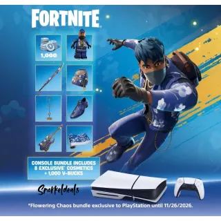 FORTNITE - FLOWERING CHAOS BUNDLE PS5 EXCLUSIVE ( EU )