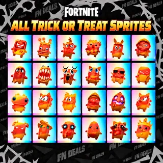 ALL TRICK OR TREAT SPRITES BUNDLE (EXEPT KLOMBO)