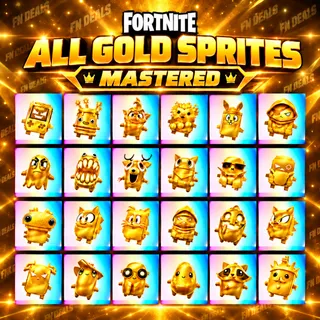 ALL GOLD SPRITES MASTERED BUNDLE