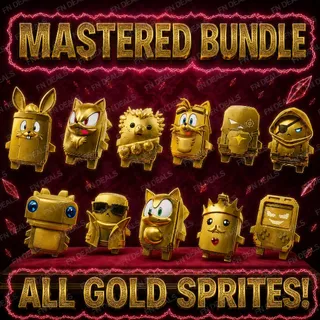 ALL NEW GOLD SPRITES MASTERED BUNDLE (GOLD KLOMBO INCLUDED)