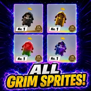 ALL NEW GRIM SPRITE MASTERED INDEX (ALL HIS VARIANTS ARE INCLUDED)