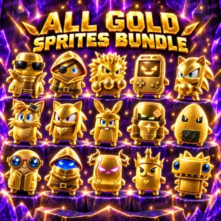 ALL GOLD SPRITES BUNDLE