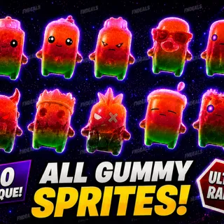 ALL GUMMY SPRITES BUNDLE (EXEPT GUMMY GRIM)