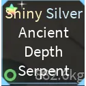 ✨SHINY SILVER ANCIENT DEPTH SERPENT✨