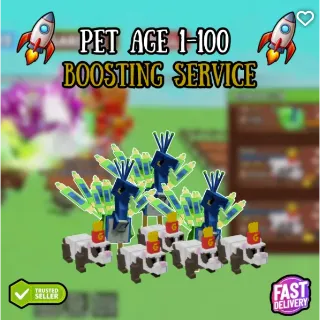 🌟 2X Pet Level Up Age 1-100 Service