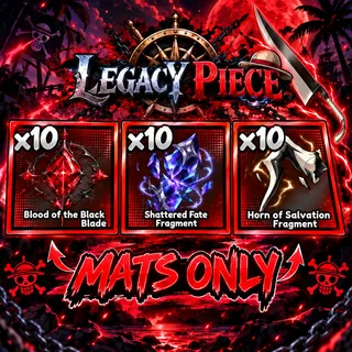 LEGACY PIECE | Zangetsu Materials