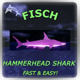 Hammerhead Shark Shiny Sparkling Big  | FISCH