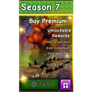 Premium Season 7 Pass grow a garden