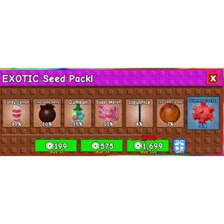 x10 EXOTIC EASTER SEED PACK GROW A GARDEN 