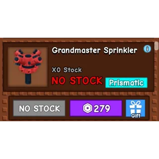 Grandmaster Sprinkler | Grow A Garden