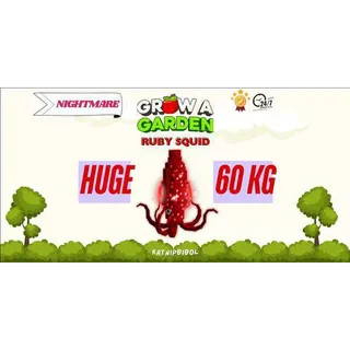 NIGHTMARE HUGE RUBY SQUID +60KG